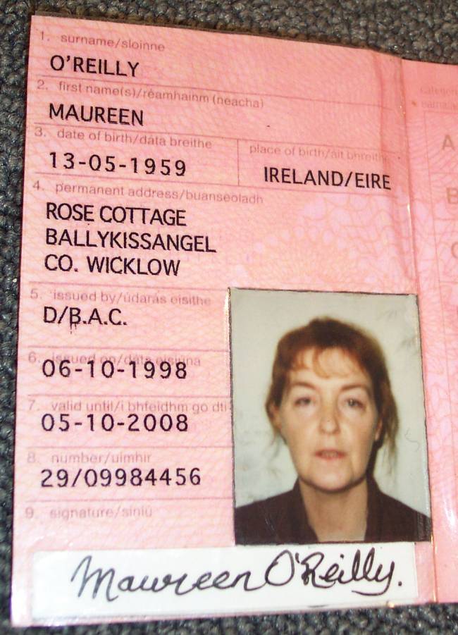 Irish Drivers License Number